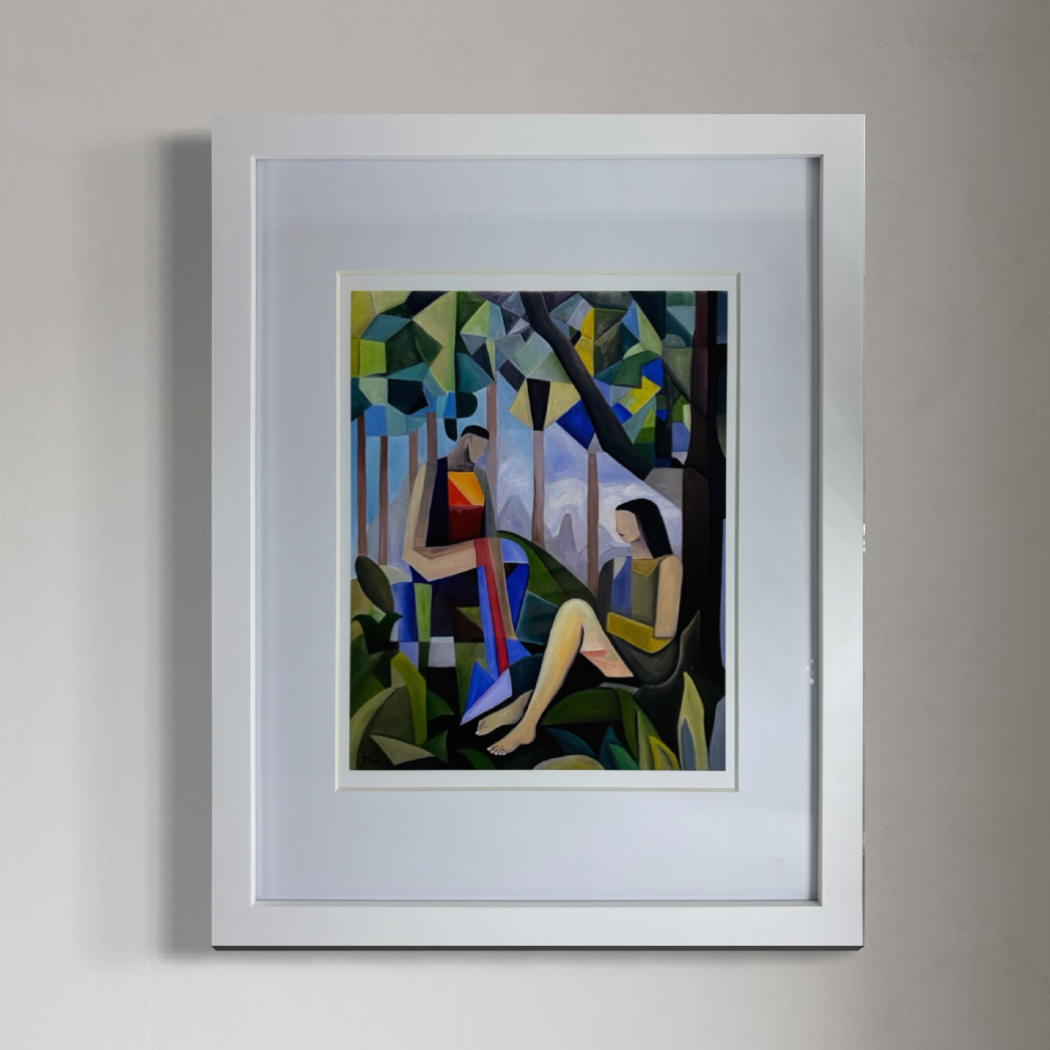 Studio Art Print of 'Her Eyes Never Lie' by Luke Edward Stripp.